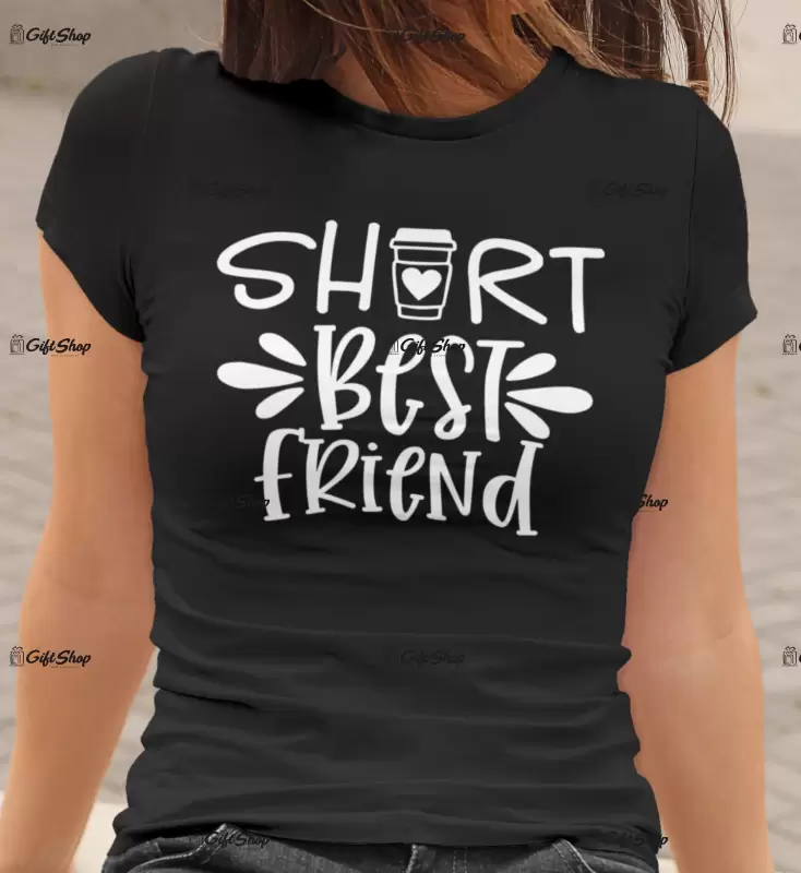 Short best friend , tricou cu mesaj